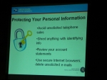 Warren Heister, Postal Inspector, talking about Mail and ID Theft for the April program