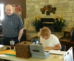 President Stan Cronwall and Treasurer Terri Edwards